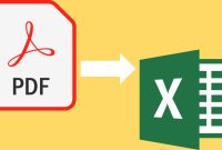 Cara Mengubah File dari PDF ke M.S Excel Dengan Mudah